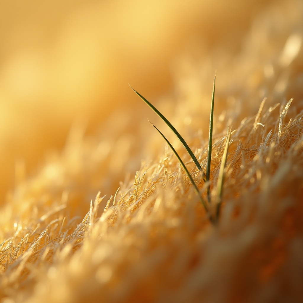 Nahaufnahme von Graspapier mit sichtbarer Grasstruktur und natürlicher Textur